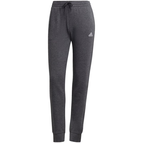 Adidas Spodnie damskie adidas Essentials Slim Tapered Cuffed Pant ciemnoszare HA0265 Adidas Spodnie damskie adidas Essentials Slim Tapered Cuffed Pant ciemnoszare HA0265