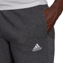 Adidas Spodnie damskie adidas Essentials Slim Tapered Cuffed Pant ciemnoszare HA0265 Adidas Spodnie damskie adidas Essentials Slim Tapered Cuffed Pant ciemnoszare HA0265