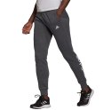 Adidas Spodnie damskie adidas Essentials Slim Tapered Cuffed Pant ciemnoszare HA0265 Adidas Spodnie damskie adidas Essentials Slim Tapered Cuffed Pant ciemnoszare HA0265