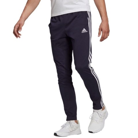 Adidas Spodnie męskie adidas Essentials Single granatowe GK8997 Adidas Spodnie męskie adidas Essentials Single granatowe GK8997