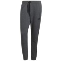 Adidas Spodnie męskie adidas Essentials Tapered Cuff 3 Stripes ciemnoszare GK8826 Adidas Spodnie męskie adidas Essentials Tapered Cuff 3 Stripes ciemnoszare GK8826