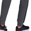 Adidas Spodnie męskie adidas Essentials Tapered Cuff 3 Stripes ciemnoszare GK8826 Adidas Spodnie męskie adidas Essentials Tapered Cuff 3 Stripes ciemnoszare GK8826