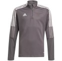 Adidas teamwear Bluza dla dzieci adidas Tiro 21 Training Top Youth szara GM7321