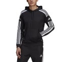 Adidas teamwear Bluza męska adidas Squadra 21 Hoodie czarna GK9548