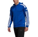 Adidas teamwear Bluza męska adidas Squadra 21 Hoodie niebieska GP6436