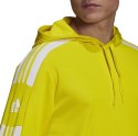 Adidas teamwear Bluza męska adidas Squadra 21 Hoodie żółta GP6438