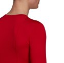 Adidas teamwear Koszulka męska adidas Compression Long Sleeve Tee czerwona GU7336
