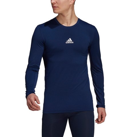 Adidas teamwear Koszulka męska adidas Compression Long Sleeve Tee granatowa GU7338 Adidas teamwear Koszulka męska adidas Compression Long Sleeve Tee granatowa GU7338