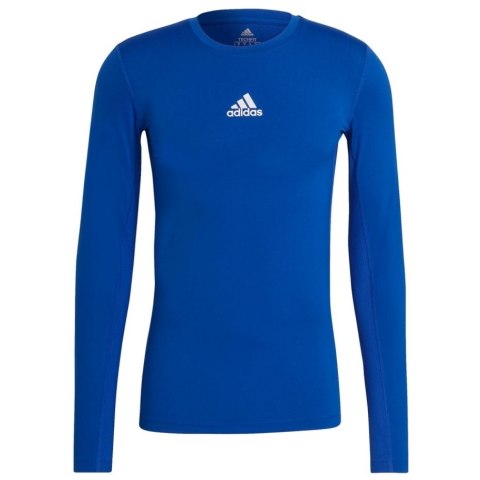Adidas teamwear Koszulka męska adidas Compression Long Sleeve Tee niebieska GU7335 Adidas teamwear Koszulka męska adidas Compression Long Sleeve Tee niebieska GU7335