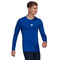 Adidas teamwear Koszulka męska adidas Compression Long Sleeve Tee niebieska GU7335 Adidas teamwear Koszulka męska adidas Compression Long Sleeve Tee niebieska GU7335