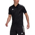 Adidas teamwear Koszulka męska adidas Condivo 21 JSY czarna GJ6790 Adidas teamwear Koszulka męska adidas Condivo 21 JSY czarna GJ6790