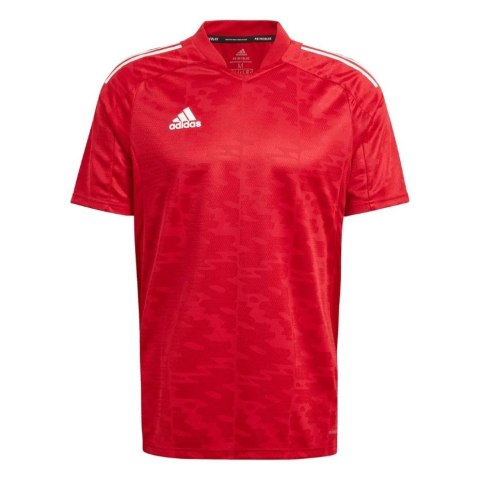 Adidas teamwear Koszulka męska adidas Condivo 21 JSY czerwona GJ6802 Adidas teamwear Koszulka męska adidas Condivo 21 JSY czerwona GJ6802