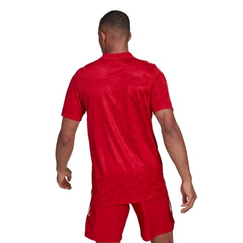 Adidas teamwear Koszulka męska adidas Condivo 21 JSY czerwona GJ6802 Adidas teamwear Koszulka męska adidas Condivo 21 JSY czerwona GJ6802