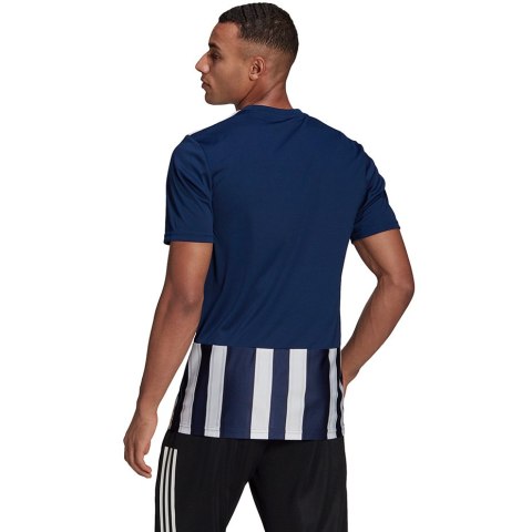 Adidas teamwear Koszulka męska adidas Striped 21 Jersey granatowa GN5847 Adidas teamwear Koszulka męska adidas Striped 21 Jersey granatowa GN5847