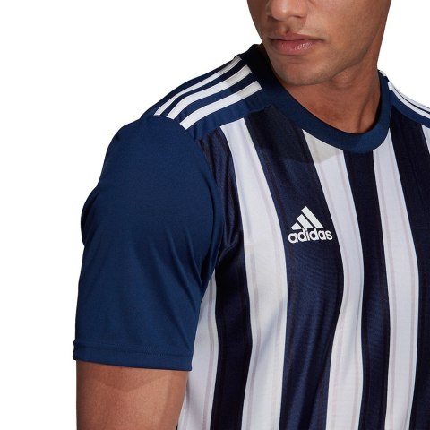 Adidas teamwear Koszulka męska adidas Striped 21 Jersey granatowa GN5847 Adidas teamwear Koszulka męska adidas Striped 21 Jersey granatowa GN5847