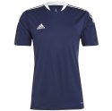 Adidas teamwear Koszulka męska adidas Tiro 21 Training Jersey granatowa GM7585 Adidas teamwear Koszulka męska adidas Tiro 21 Training Jersey granatowa GM7585
