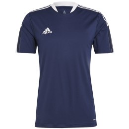 Adidas teamwear Koszulka męska adidas Tiro 21 Training Jersey granatowa GM7585