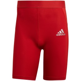 Adidas teamwear Spodenki męskie adidas Techfit Short Tig czerwone GU7314