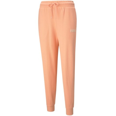 Puma Spodnie damskie Puma Modern Basics High brzoskwiniowe 585937 26 Puma Spodnie damskie Puma Modern Basics High brzoskwiniowe 585937 26