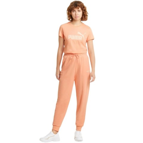Puma Spodnie damskie Puma Modern Basics High brzoskwiniowe 585937 26 Puma Spodnie damskie Puma Modern Basics High brzoskwiniowe 585937 26