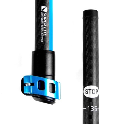 Spokey Kijki trekkingowe Spokey Carbon niebiesko-czarne 927900 Spokey Kijki trekkingowe Spokey Carbon niebiesko-czarne 927900