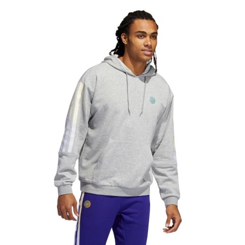 Adidas Bluza męska adidas Donovan Mitchell szara HB6761 Adidas Bluza męska adidas Donovan Mitchell szara HB6761