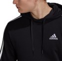 Adidas Bluza męska adidas Essentials Fleece 3-Stripes Hoodie czarna GK9072