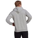 Adidas Bluza męska adidas Essentials Fleece 3-Stripes Hoodie szara GK9084