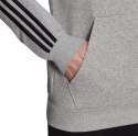 Adidas Bluza męska adidas Essentials Fleece 3-Stripes Hoodie szara GK9084