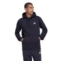 Adidas Bluza męska adidas Essentials Fleece Hoodie granatowa H12216