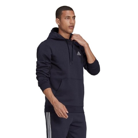 Adidas Bluza męska adidas Essentials Fleece Hoodie granatowa H12216 Adidas Bluza męska adidas Essentials Fleece Hoodie granatowa H12216