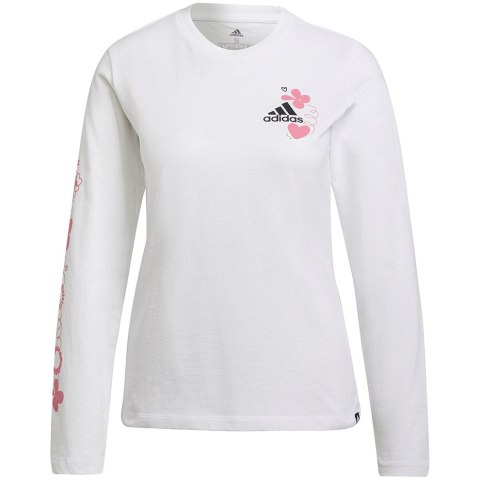 Adidas Koszulka damska adidas Floral Long Sleeve biała H14699