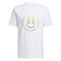 Adidas Koszulka męska adidas You Feel Me Tee biała H19307 Adidas Koszulka męska adidas You Feel Me Tee biała H19307
