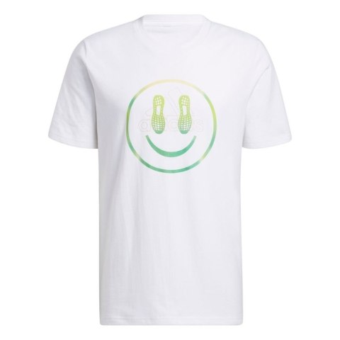 Adidas Koszulka męska adidas You Feel Me Tee biała H19307 Adidas Koszulka męska adidas You Feel Me Tee biała H19307