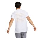 Adidas Koszulka męska adidas You Feel Me Tee biała H19307 Adidas Koszulka męska adidas You Feel Me Tee biała H19307