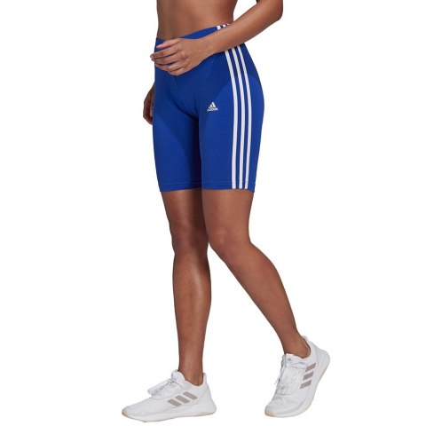 Adidas Spodenki damskie adidas Essentials 3-Stripes Bi niebieskie H07767 Adidas Spodenki damskie adidas Essentials 3-Stripes Bi niebieskie H07767