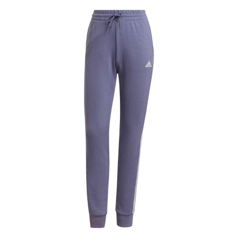 Adidas Spodnie damskie adidas Essentials French Terry 3-Stripes Pants fioletowe H42011 Adidas Spodnie damskie adidas Essentials French Terry 3-Stripes Pants fioletowe H42011