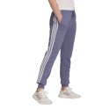 Adidas Spodnie damskie adidas Essentials French Terry 3-Stripes Pants fioletowe H42011 Adidas Spodnie damskie adidas Essentials French Terry 3-Stripes Pants fioletowe H42011