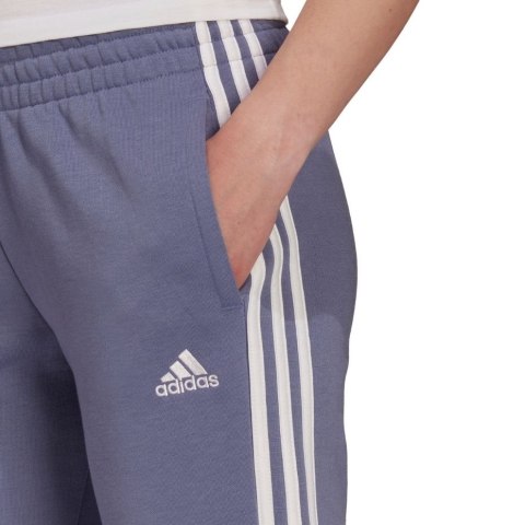 Adidas Spodnie damskie adidas Essentials French Terry 3-Stripes Pants fioletowe H42011 Adidas Spodnie damskie adidas Essentials French Terry 3-Stripes Pants fioletowe H42011