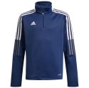 Adidas teamwear Bluza dla dzieci adidas Tiro 21 Warm Top granatowa GK9672