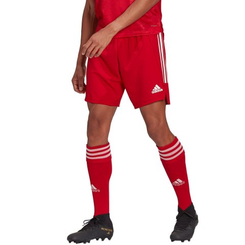 Adidas teamwear Spodenki męskie adidas Condivo 21 Primeblue Shorts czerwone GJ6810 Adidas teamwear Spodenki męskie adidas Condivo 21 Primeblue Shorts czerwone GJ6810