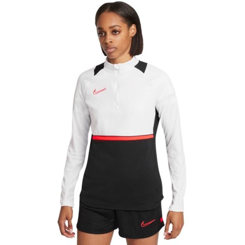 Nike Football Bluza damska Nike NK Df Academy 21 Drill Top biało-czarna CV2653 016 Nike Football Bluza damska Nike NK Df Academy 21 Drill Top biało-czarna CV2653 016