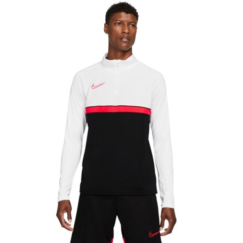 Nike Football Bluza męska Nike Dri-FIT Academy 21 Drill Top biało-czarna CW6110 016