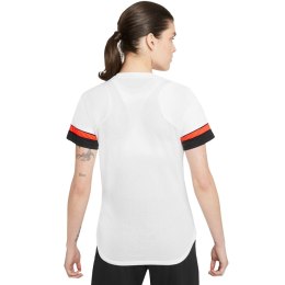 Nike Football Koszulka damska Nike Df Academy 21 Top Ss biała CV2627 101