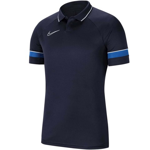 Nike Team Koszulka męska Nike DF Academy 21 Polo SS granatowa CW6104 453 Nike Team Koszulka męska Nike DF Academy 21 Polo SS granatowa CW6104 453
