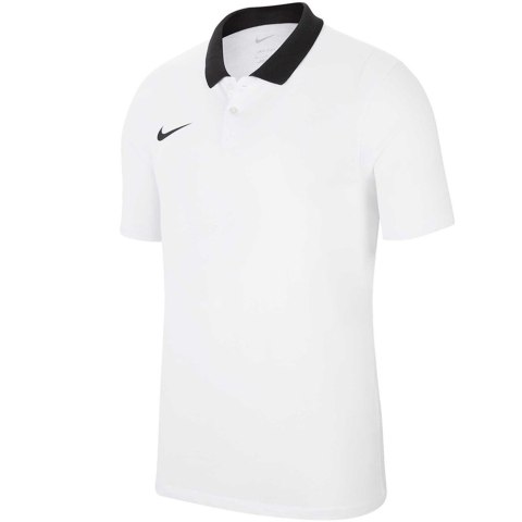Nike Team Koszulka męska Nike Dri-FIT Park 20 Polo SS biała CW6933 100 Nike Team Koszulka męska Nike Dri-FIT Park 20 Polo SS biała CW6933 100