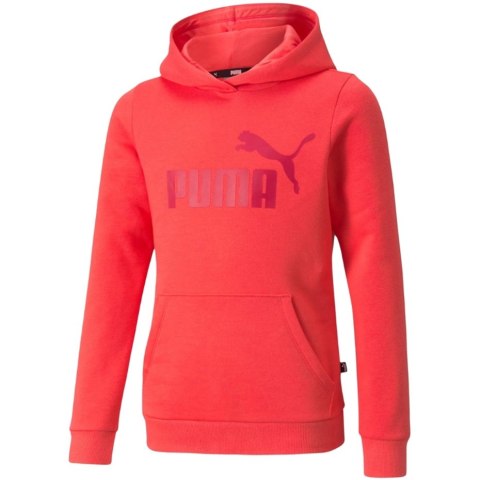 Puma Bluza dla dzieci Puma ESS Logo Hoodie FL czerwona 587031 35