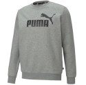 Puma Bluza męska Puma ESS Big Logo Crew FL szara 586678 03 Puma Bluza męska Puma ESS Big Logo Crew FL szara 586678 03