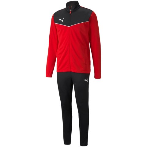 Puma Dres męski Puma individualRISE Tracksuit czerwono-czarny 657534 01