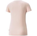 Puma Koszulka damska Puma ESS+ Metallic Logo Tee różowa 586890 36